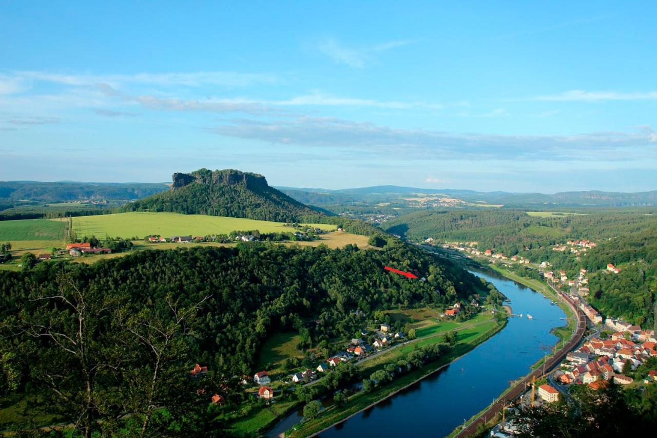 Luxusboofe - Ferienhaus Am Lilienstein Apartment เคอนิกชไตน์ อัน แดร์ เอลเบอ ภายนอก รูปภาพ